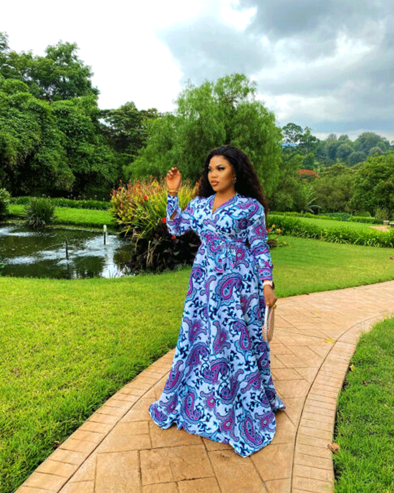 Alicia Dress African Print