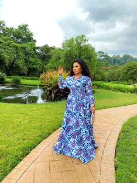 Alicia Dress African Print